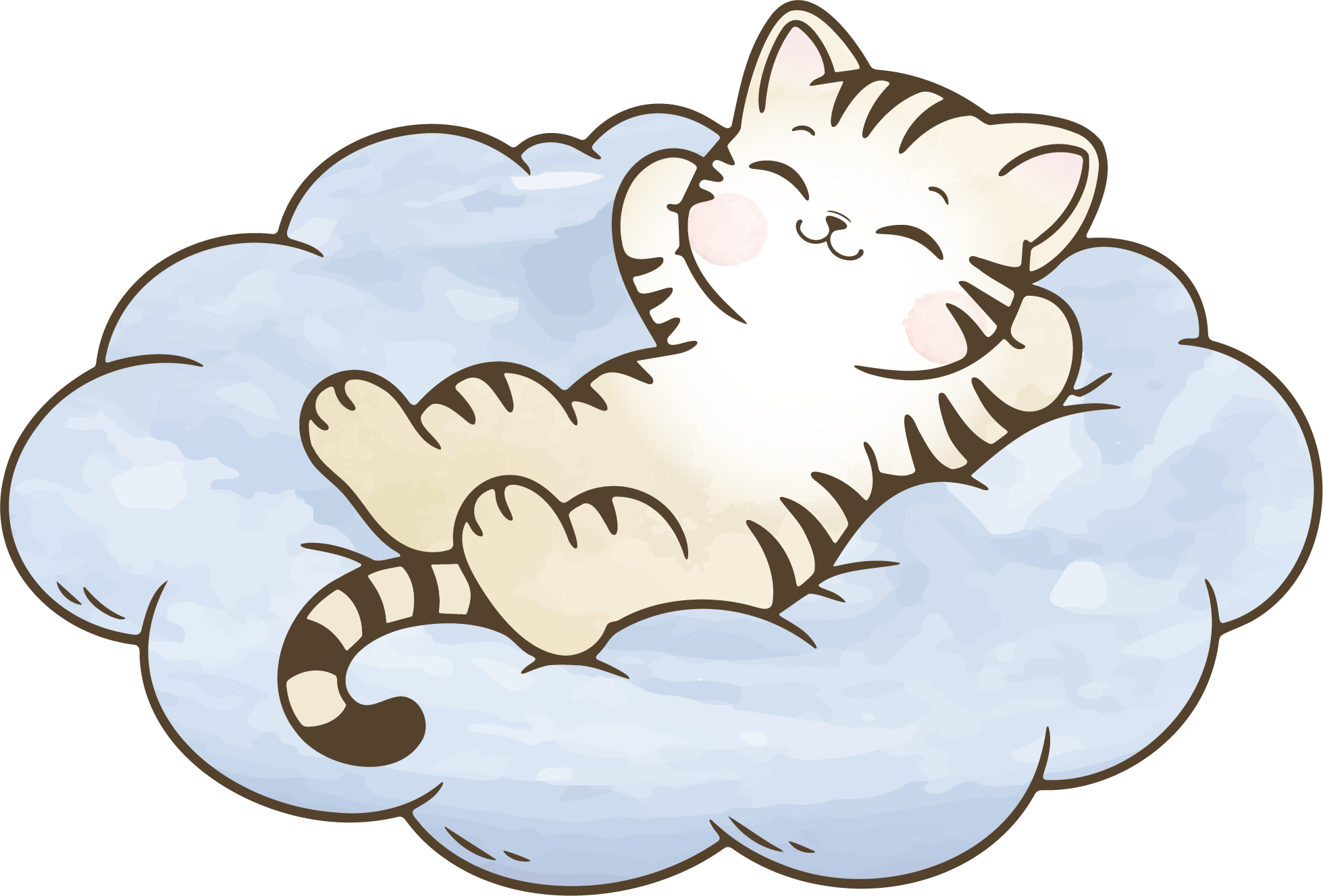 구름 위 고양이